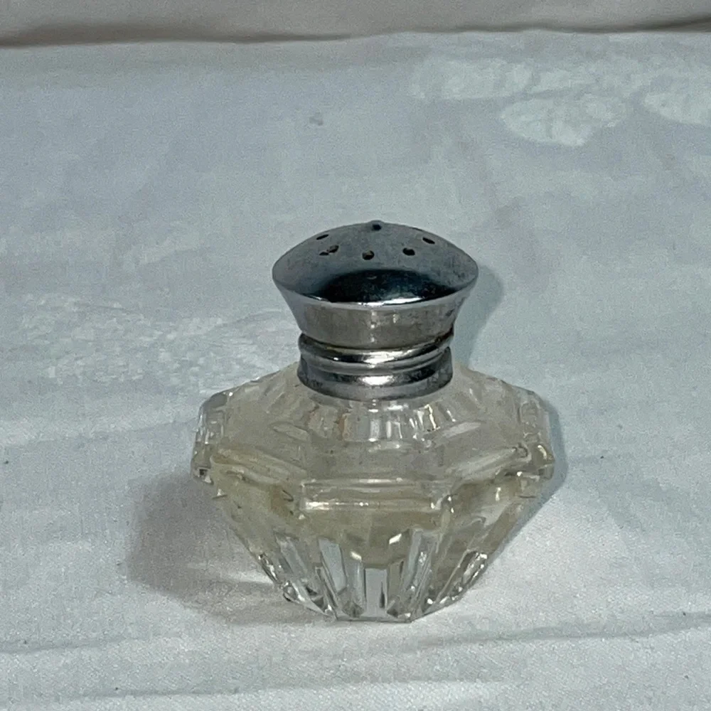 Vintage Glass Single Salt/Pepper Shaker